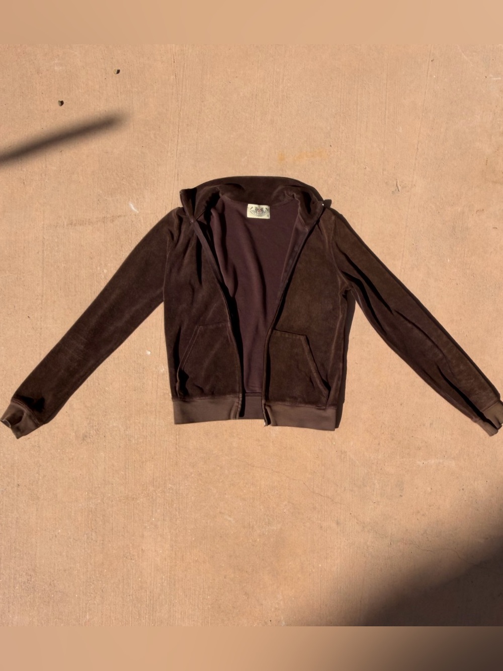 Juicy Couture Brown Velour Jacket